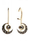 ARA VARTANIAN BLACK DIAMONDS HOOK EARRINGS