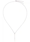 APM MONACO ECLAT CRYSTAL-EMBELLISHED STERLING SILVER NECKLACE