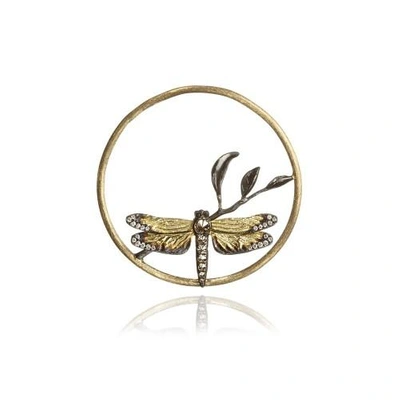 Annoushka 18ct Gold Diamond Dragonfly Hoopla