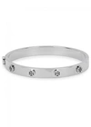 Tory Burch Miller Logo-charm Bangle Bracelet