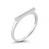 DANA REBECCA 14CT WHITE DIAMOND BAR RING