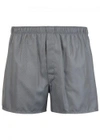 SUNSPEL GREY COTTON JACQUARD BOXER SHORTS