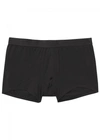 Derek Rose Alex 1 Stretch Jersey Hipster Boxer Briefs (shorter Leg) In Black