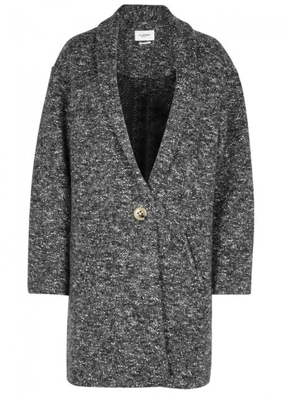 Isabel Marant Étoile Osbert Grey Bouclé-knit Coat