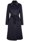 MAX MARA COLLAGE NAVY WOOL COAT