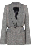 ALEXANDER MCQUEEN PRINCE OF WALES CHECKED WOOL BLAZER