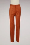 PALLAS SATIN STRAIGHT trousers,BIRD/RA59108/8