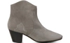 ISABEL MARANT DICKER LEATHER ANKLE BOOTS,18PBO0102 18P042S 02GY