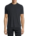 EMPORIO ARMANI BASIC SHORT-SLEEVE SOLID CREWNECK T-SHIRT,PROD206140076