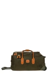 Bric's Life Collection 21-inch Rolling Duffel Bag In Olive