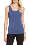 Nic + Zoe Perfect Tank Top In Faded Navy