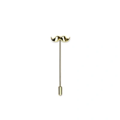 Tom Astin Stached Gold Lapel Pin