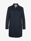Thom Browne Mac Bal Collar Overcoat In Brown