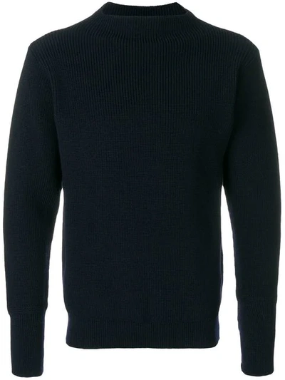 Andersen-andersen Crew Neck Jumper In Blue