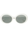CHRISTIAN ROTH CHRISTIAN ROTH EYEWEAR ROUND TINTED SUNGLASSES - WHITE,CRS0005012537628