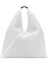 MM6 MAISON MARGIELA MM6 MAISON MARGIELA MESH JAPANESE TOTE BAG - WHITE,S54WD0015S2304512539414