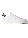 Philippe Model Temple White Black Leather Sneaker In V003white-black