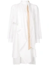 FENDI FENDI PUSSY BOW DRESS - WHITE,FD9501A0MY12544931
