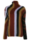 N°21 MIXED PATTERN ROLL-NECK SWEATER,N2SA035716012516594