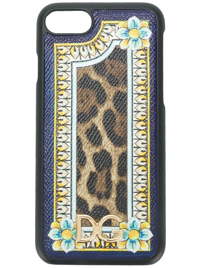 Dolce & Gabbana 印花iphone 6/7手机壳 In Leopard Print