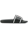 Dolce & Gabbana I Love Slide Sandals In Black