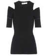 VICTORIA BECKHAM RIBBED WOOL TOP,P00303857