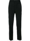 Rick Owens Black Austin Tapered Trousers In Black