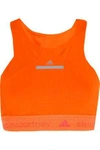 ADIDAS BY STELLA MCCARTNEY WOMAN RUNNING CLIMACHILL&REG; STRETCH SPORTS BRA BRIGHT ORANGE,AU 4772211930505471