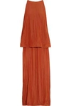 LANVIN Layered satin gown,US 4772211931045777