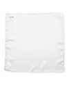 Eton Mens White Logo-embroidered Silk Pocket Square In White