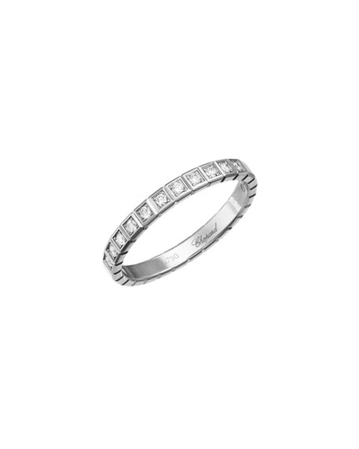 Chopard Ice Cube Mini Diamond Ring In 18k White Gold