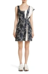 STELLA MCCARTNEY PLEATED FLORAL JACQUARD DRESS,496966SKB06