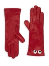 MAISON FABRE Eye Leather Gloves,0400096794793