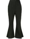 ELLERY FLARED CROPPED TROUSERS,8RP414SUBLACK12521352