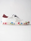 GOLDEN GOOSE BAUX HAND PAINTED SOLE SNEAKERS,9955834