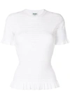KENZO PERFORATED KNIT TOP,F852TO48784212546222
