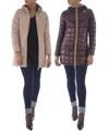 K-way Denise Thermo Plus Double Reversible Jacket In Beige-bordeau