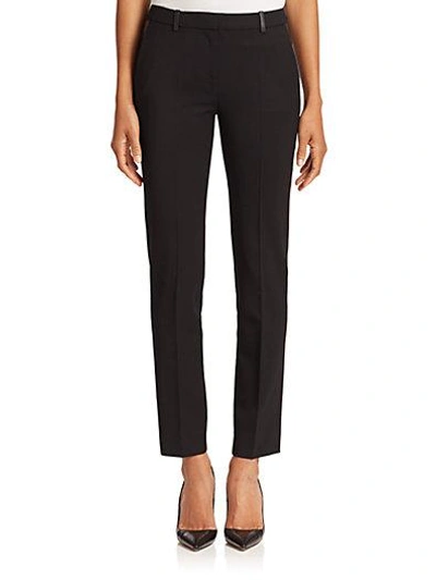 The Kooples Timeless Stretch-wool Trousers In Nocolor