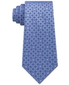 CALVIN KLEIN MEN'S MEDALLION SILK TIE