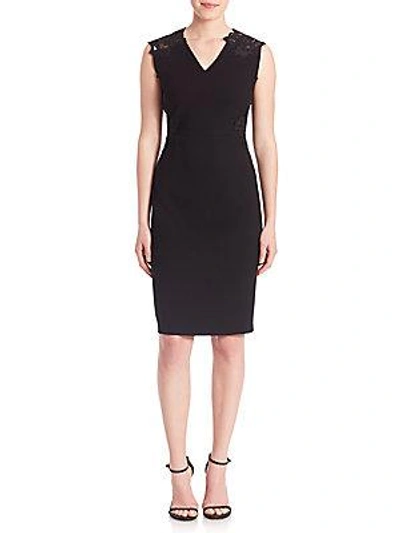 Elie Tahari Benita Cut Dress In Black | ModeSens