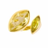 Neola Celestine Gold Cocktail Ring Peridot & Citrine In Cocktail