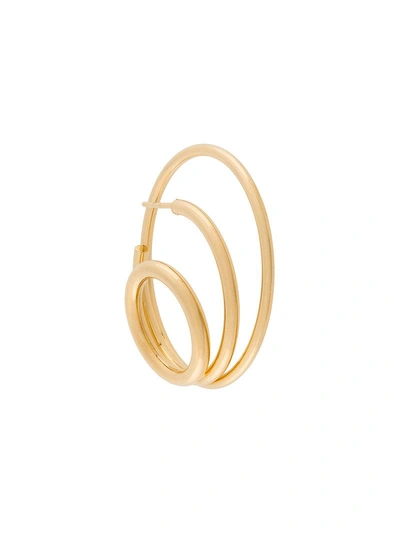 Charlotte Chesnais Ricoché Large Single Earring In Metallic