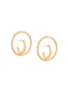 CHARLOTTE CHESNAIS Saturn Blow Large earrings,17BO058VER12548151