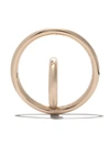 Charlotte Chesnais Saturn Blow Large Earrings In Metallic