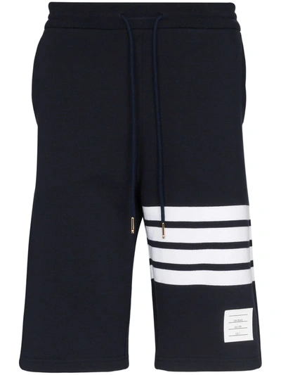 THOM BROWNE sweatshorts with engineered 4-bar stripe are,MJQ012H0053512477639