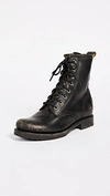 FRYE VERONICA COMBAT BOOTS,FRYEB40799