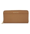 Michael Michael Kors Wallet - Jet Set Travel Continental Saffiano In Acorn