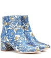 TORY BURCH SHELBY 50 BROCADE ANKLE BOOTS,P00301912