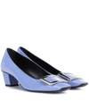 Roger Vivier Patent Leather Belle Vivier Pumps
