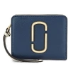 Marc Jacobs Snapshot Mini Compact French Wallet In Black/chianti